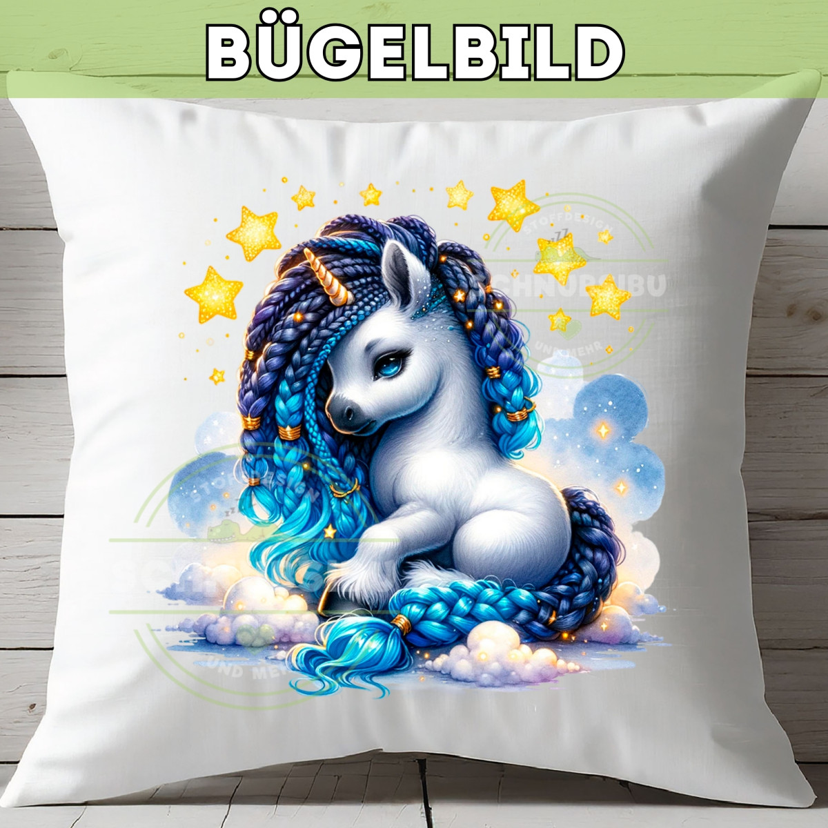 Bügelbild Einhorn Stern Edition Nr. 7